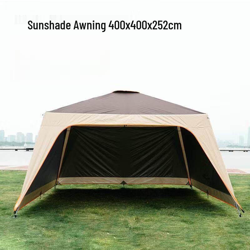Rainproof Camping Tarp with Side Wall