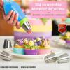 14Pcs Russian Piping Tips Set Complete Flower Frosting Icing Nozzles Cake Decorating Baking