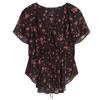 Womens/Ladies Woven Peplum Top