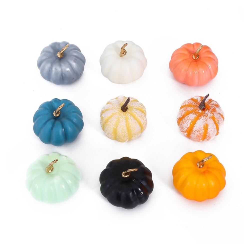 5 Stück Mini Halloween Kürbisse Künstlich Lebensecht Schaumstoff Kürbis Modell Fake Schaumstoff Frucht Party Feiertagsdeko Fake Schaumstoff Kürbis