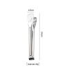 9-inch 304 Stainless Steel Food Tongs, 10-Pack
