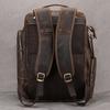 Vintage fashion genuine leather men travel bag luxury backpack computer bagpack designer shoulder bag for male multifunction bag