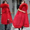 Piumino da Donna Lunghezza Media Stile Coreano Avvitato Taglia Grande Giacca di Cotone 1 Pezzo