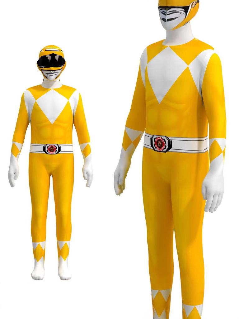 Children's Dinosaur Squadron Cosplay Jumpsuit - Halloween Party & Performance Costume