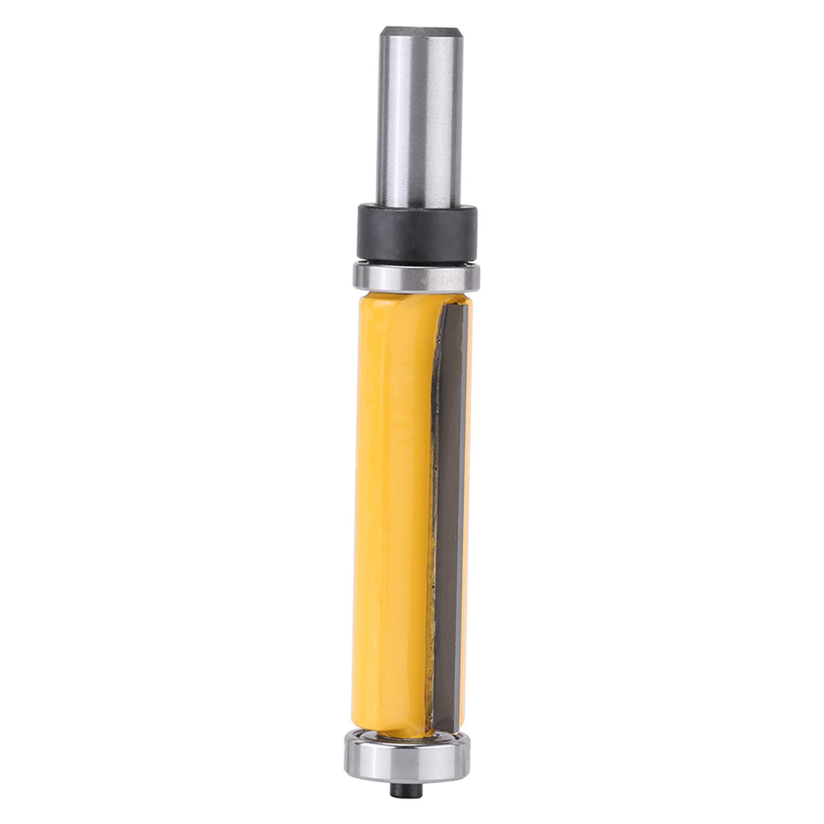 

Straight Woodworking Router Bit Edge Finishing Tool 212 L x 34 Dia x 12 Shank w Bearings