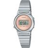 Casio Classic LA700WE-4A Women's Watch Silver Pink Stainless Steel Quartz Timepiece