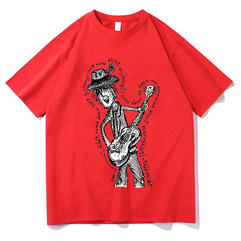 Todd Snider T-Shirts Casual Merch Cotton High Quality T Shirts Cartoon Print Funny Clothing Unisex Comfortable Tees Streetwear