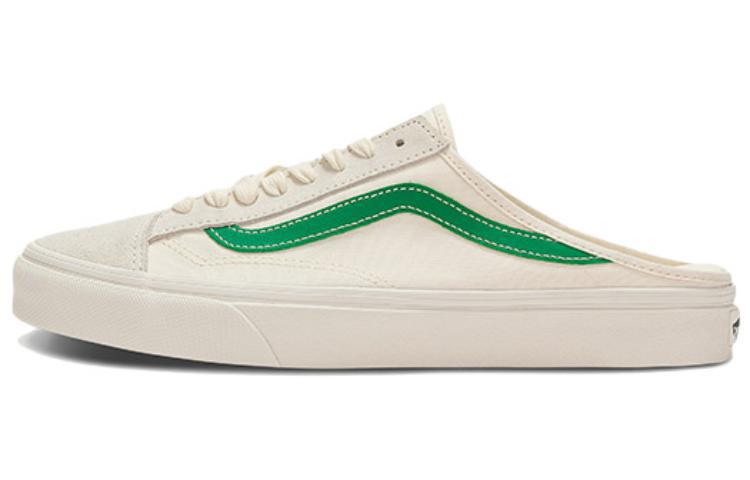 Vans Style 36 Mule Низкие Повседневные Кеды для Скейтбординга Унисекс Белый Зеленый VN0A7Q5YRFX 36
