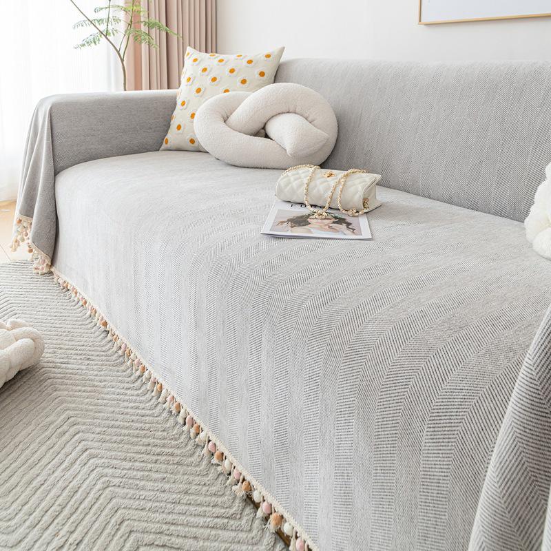 Uniwersalny wodoodporny pokrowiec na sofę z mikrofibry: Całoroczny, Odporny na mocz, Jednolity kolor