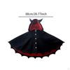 Halloween Cloak Death Cape Outfit Cowl Devil Ears for Kids Adults Boys Girls