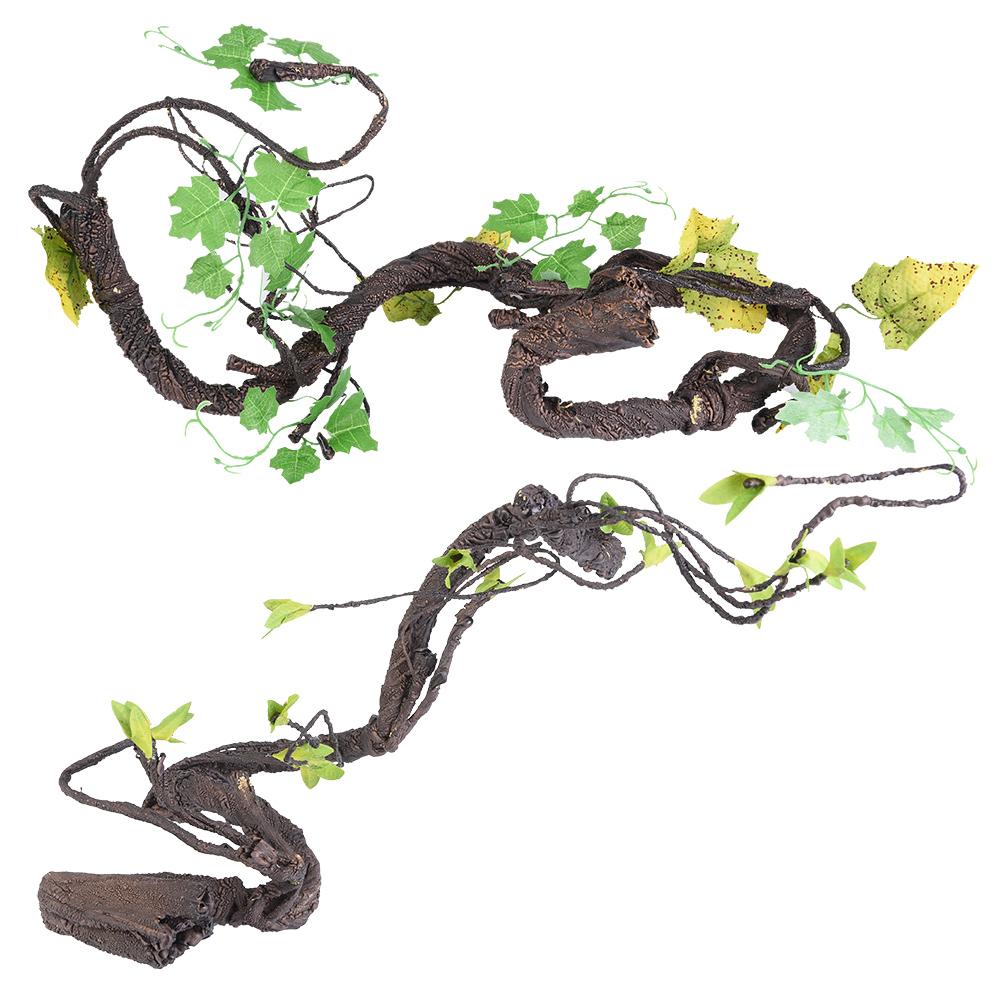 Forest Bend Branch Bend Branch Artificial Vine Climber Artificial Reptiles Vine Climber Jungle  Bend Branch Terrarium Cage Decor