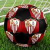 SIZE 5 Sevilla FC Soccer Ball Colorful All Ages Machine Stitched PVC Competition Ready Durable High-Bounce