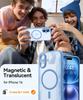 Magnetic Matte Translucent Armor Case For For Iphone 17 16 1 14 13 12 11 Pro Max Plus Air 16e For  Wireless Charge Cover