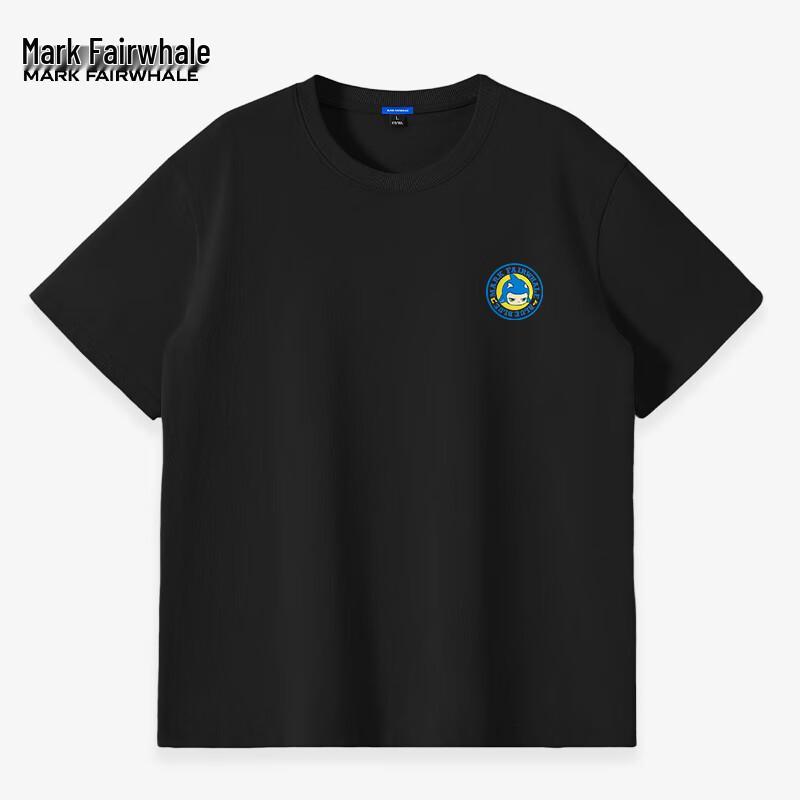 Mark Fairwhale Men s Heavyweight Cotton Whale Badge T-Shirt XL