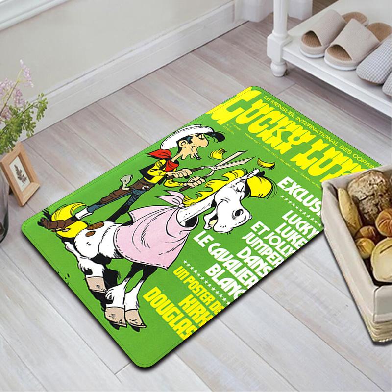 Lucky Luke Rug Floor Mat for Living Room or Bedroom Soft and Comfortable Carpet a Gift for Birthday and Holiday.DFF0925282