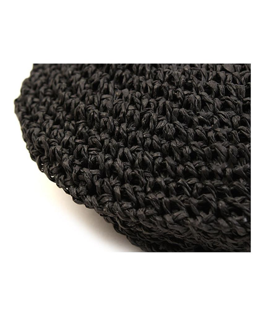 Yunibeosyeolkemiseuteuli Rattan Black Beret