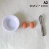1/4/17PCS Egg With Tray Dollhouse Kitchen Toy Doll Accessories Gift Playing House Miniature Simulation Food Scene Model