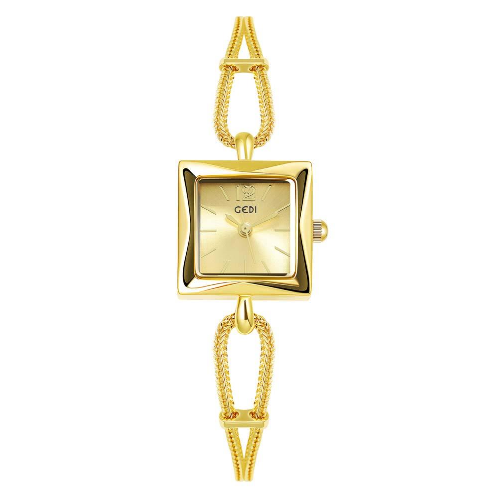 GEDI luxury Women's Quartz Watch niche Women Wristwatch Simple Square Bracelet Waterproof Ladies fashion Watches Gift