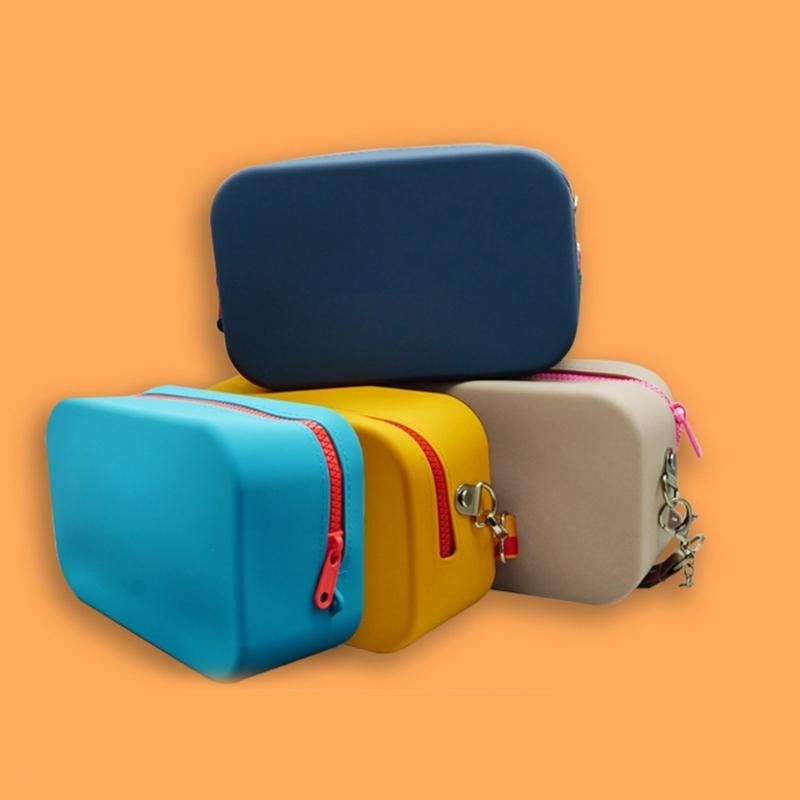 Stylish and Practical Silicone Makeup Bag Storage Organizer with Large Capacity Toiletries Pouches