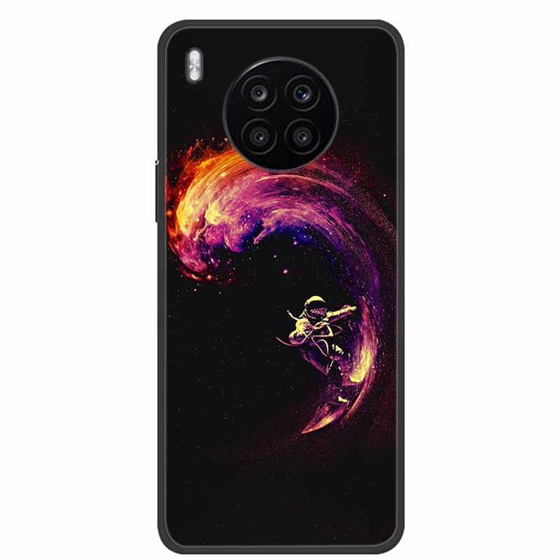 For Huawei Nova 8i Case Shockproof Soft silicone TPU Back Cover For Huawei Nova 8i Phone Cases Nova8i Nova 8 i 2021 Cute Cartoon