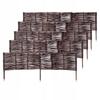KADAX Wicker Palisade Fence Fence Edging