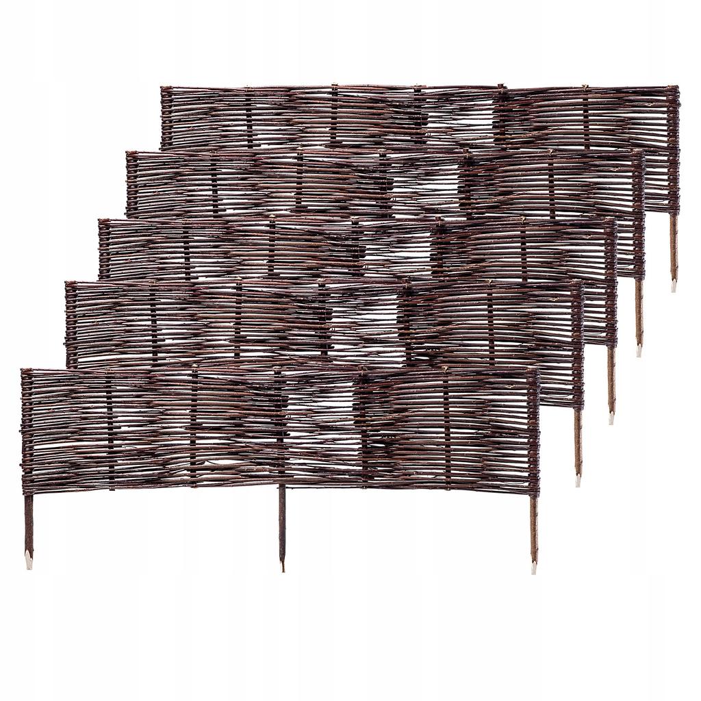 KADAX Wicker Palisade Fence Fence Edging
