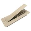 Floor Register Cover, 2 x 10 in Metal Grille with Detachable Sections for Access Around the Center Area and Cleaning