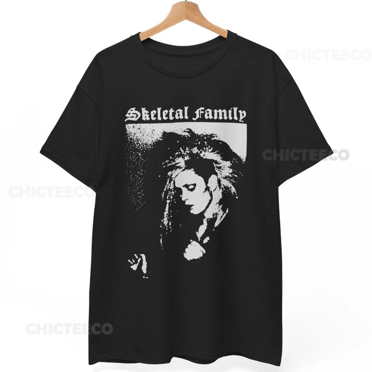Skeletal Family T-Shirt Gothic Rock Post-Punk 80s Goth Music Unisex Tee S