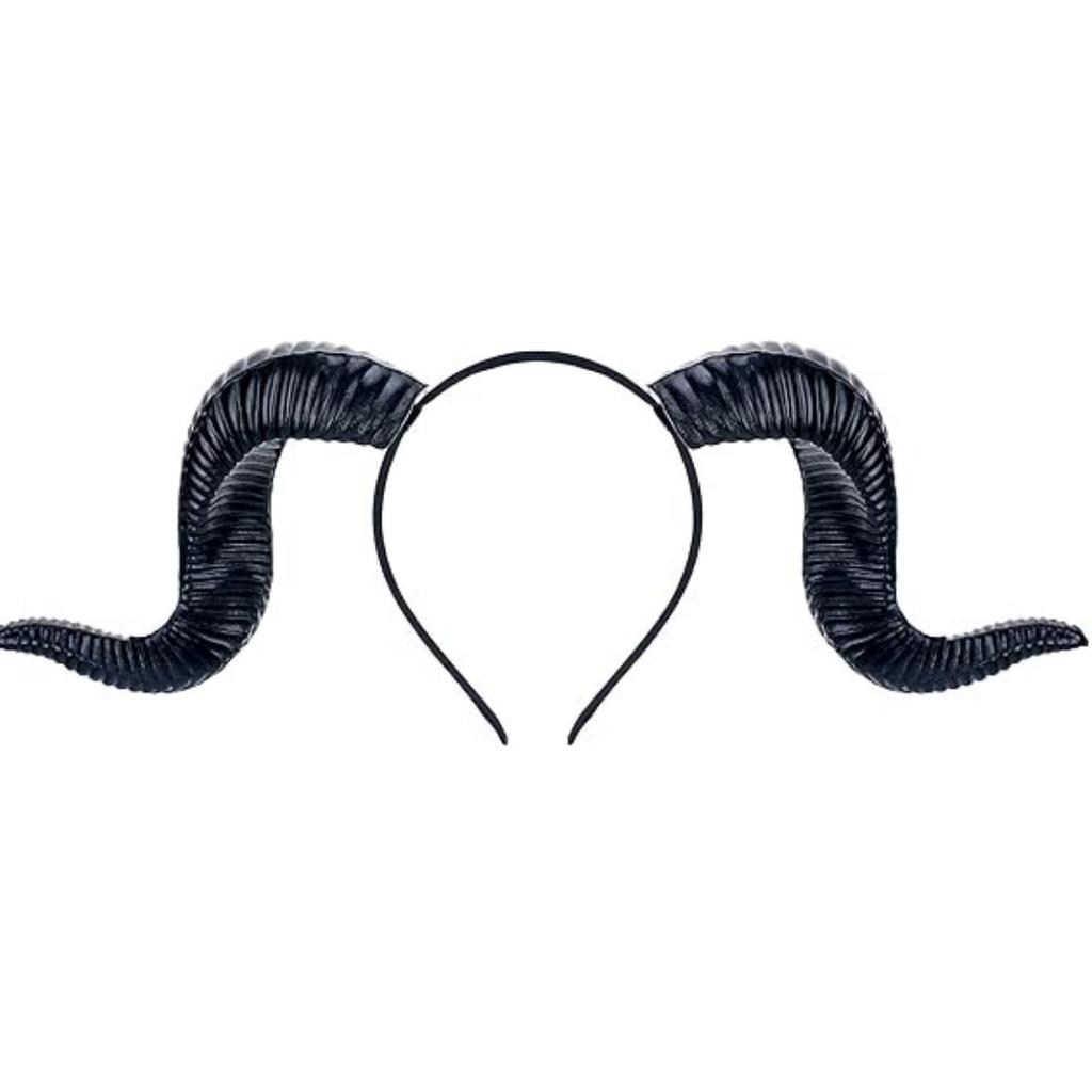 Carnival ram horn headband mardi Halloween costume decorations, masquerade party, sheep horn headdress