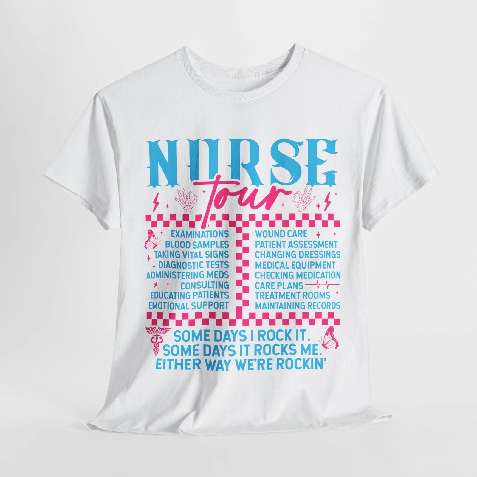 Nurse Life T-Shirt | Funny Medical RN Tee | Healthcare Hero Shirt 1 4XL