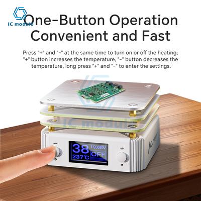 Mini Pad de Încălzire cu Afișaj Digital PD65W 20V Control Reglabil al Temperaturii Instrument de Încălzire Stație de Preîncălzire Unelte de Reparații