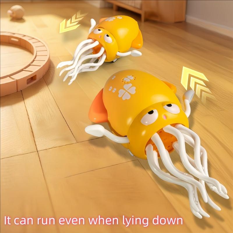New and Unique Magical Dancing Octopus Electric Squid Sensing and Evading Obstacles Octopus Children Stress-Relieving Fishing