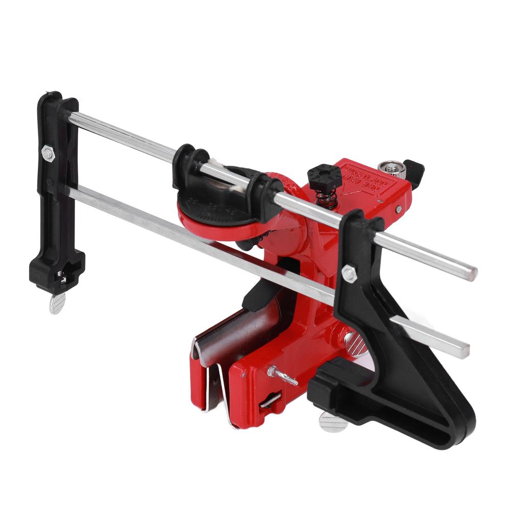 Řetězová bruska Brusný kámen Vodítko Nastavitelná Ocelová Červená Nerezová pro Domácnost