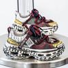 Trendy new platform-soled sports trendy shoes breathable mesh casual dad shoes retro style polishing old tire shoes men