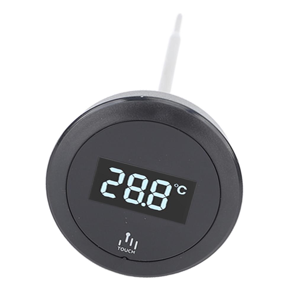 Digital Touch Screen Thermometer IP65 Waterproof Thermometer with Stainless Steel Probe Backlight