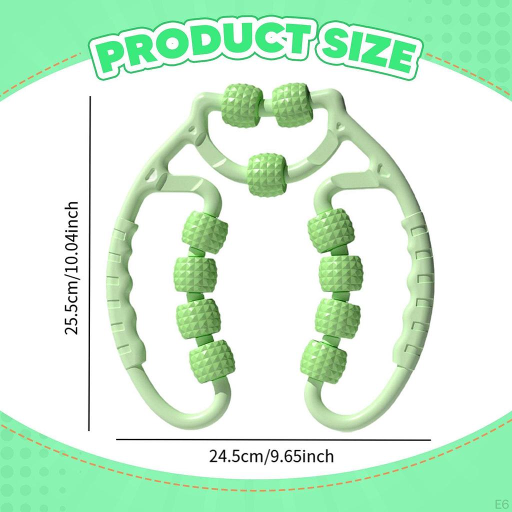 Massage-Roller 11 Räder Zirkuläre Beinklammer Massieren für Oberschenkel