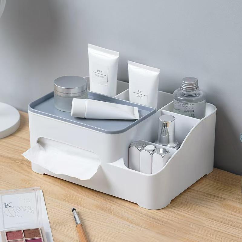 A multifunctional tissue box for home living room storage, simple paper drawing, Nordic style