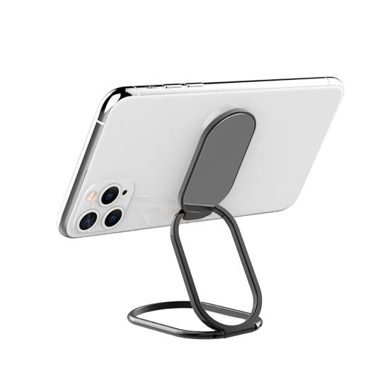 Telefonholder Magnetisk Vinkelabsorpsjon Sammenleggbar Justering Sklisikker Bunn Telefon Ryggmontert Ring Mobiltelefonstativ Forsyning