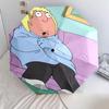 Chris Griffin Pattern, Automatic Folding Umbrella, Portable and Foldable Design, 8 Ribs, a Christmas or Birthday Gift.