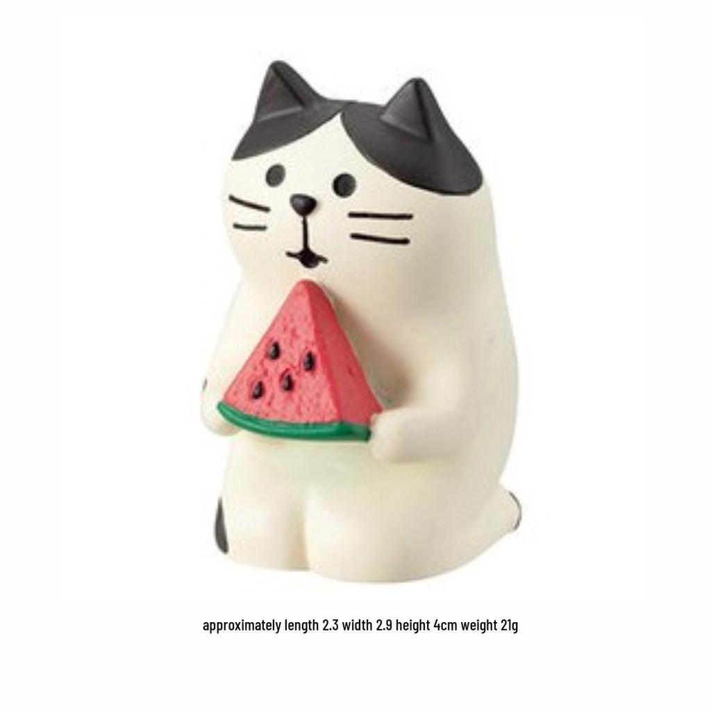 Japanese Cat Zakka Car Ornament - Cute Photo Decorative Mini Resin Craft