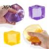 Anxiety Relief Sugar Ball Clear Cube Squeeze Toy Stress Sensory Portable Soft Stretchy Ice Pinch Party Favors
