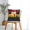 Let'S Fiesta Party Printed Pillow Cover Mexican Amigo Cinco De Mayo Sombrero Graphic Cushion Cover Funny Pillow Case