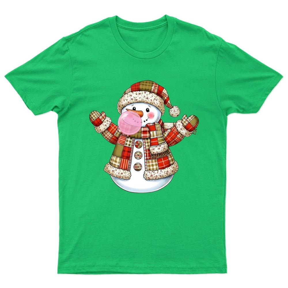 SnowUnisex Bubblegum Christmas Holiday TShirt Unisex Gift Retro Funny Unisexs S