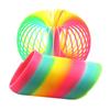 1pcs Rainbow Circle Funny Toys Early Development Educational Folding Plastic Spring Coil Children's Creative Magical Toys