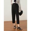 Jiuzi Anna Kou Women's Solid Tapered Ankle Pants