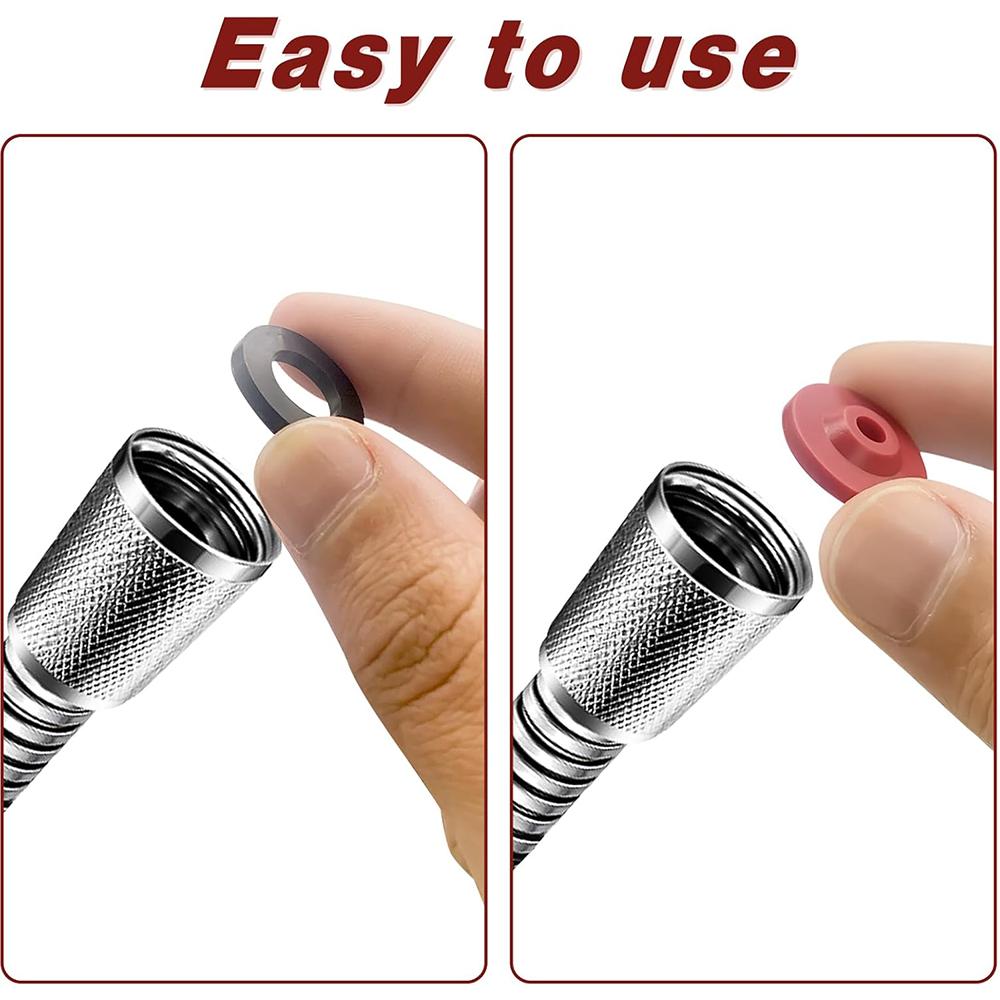 8pcs Silicone Shower Head Flow Restrictor Kit for Various Standard Shower Head