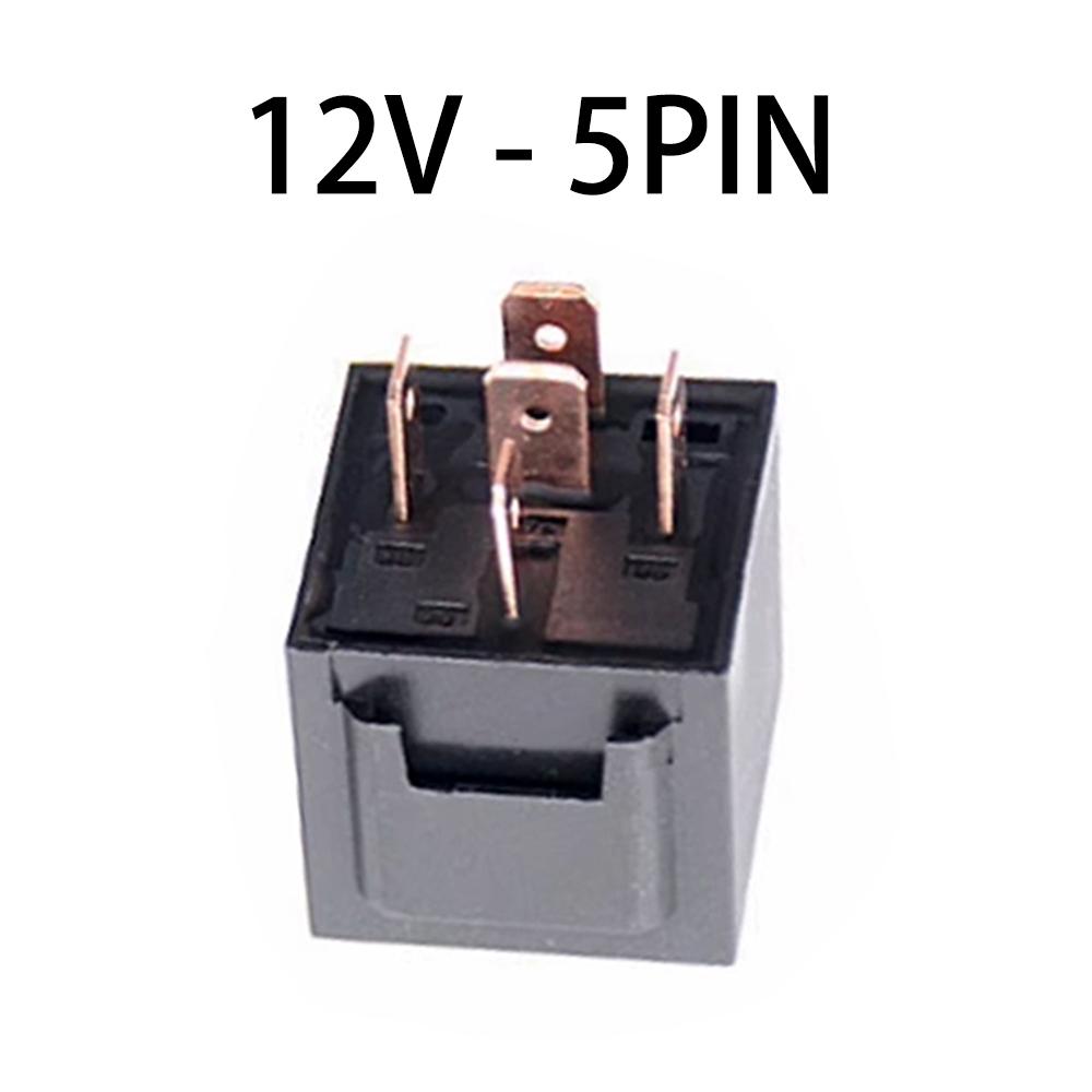 Automotive Relay DC 12V / 24V 80A 4PIN 5Pin SPDT Car Control Switch Device Car Relay High Capacity Switch Relay Power Supply