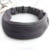 Knitted Wide Headbands Solid Color Hair Hoop Korean Style Lace Hairbands Non Slip Headwear Girls Wide Side Head Wrap Gifts
