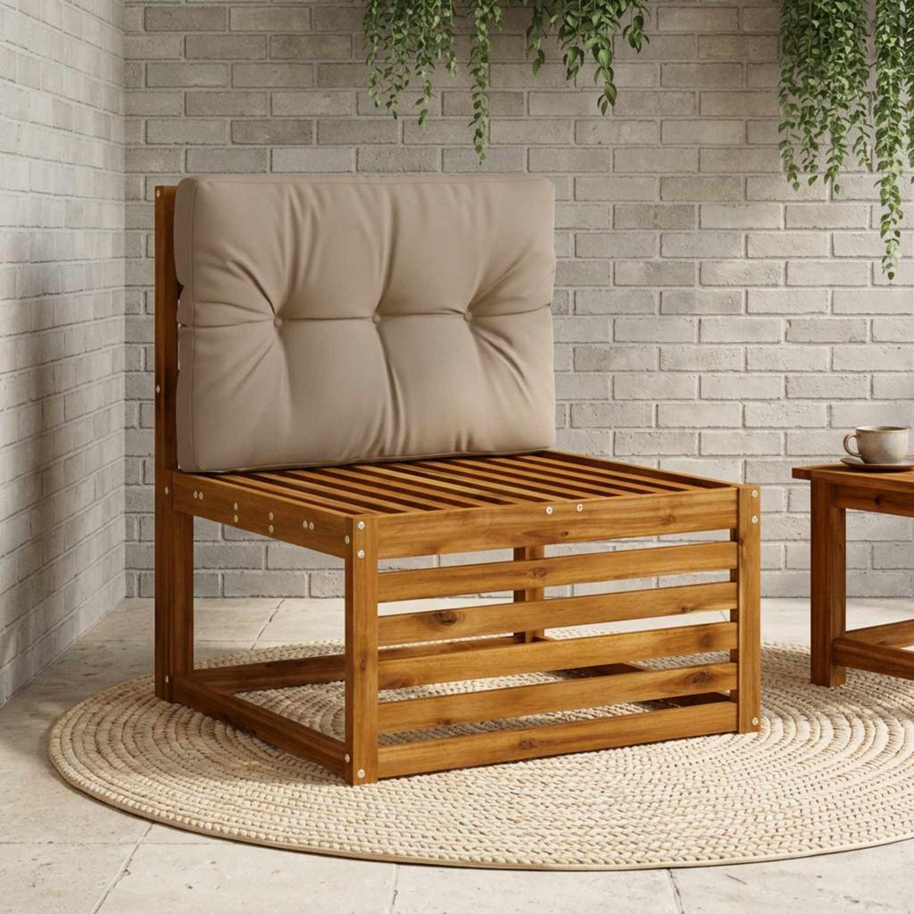 Pallet Backrest VIANEN 100percent Polyester Taupe