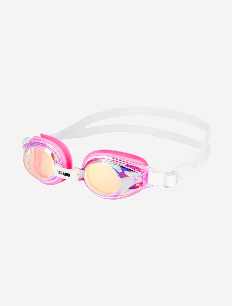 Toneidoseupocheu Funky Kids Mirrored Swimming Goggles Pink
